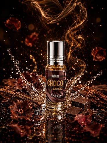 Image of Formless Choco Musk 3ml Attar Unisex - Premium Chocolate Musk Fragrance Oil, Long Lasting Alcohol-Free Perfume, Sweet Scent, Pocket Size Roll-On, Travel Friendly Daily Wear & Special Occasions