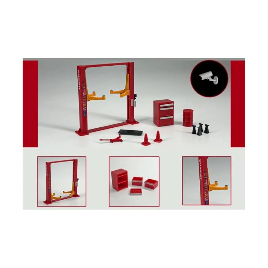 ミニカー　ガレージ　ジオラマ　セット Amazon.co.jp: 駐車シーン付き モデル 模型 1/43スケール