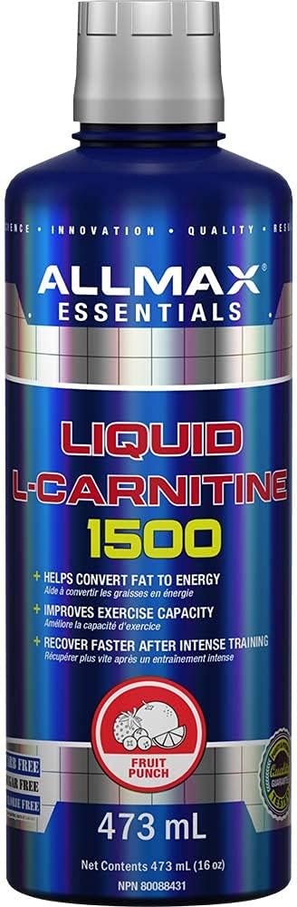 ALLMAX ENERGY MANAGEMENT L-Carnitine Liquid + Vitamin B5, 473 ml | eBay