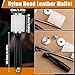 3PCS Leather Hammer, Leather Mallet Craft with Straight Head Hammers, Nylon Head Leather Mallet for Leather Work with Comfortable Handle for Leather Working Tools