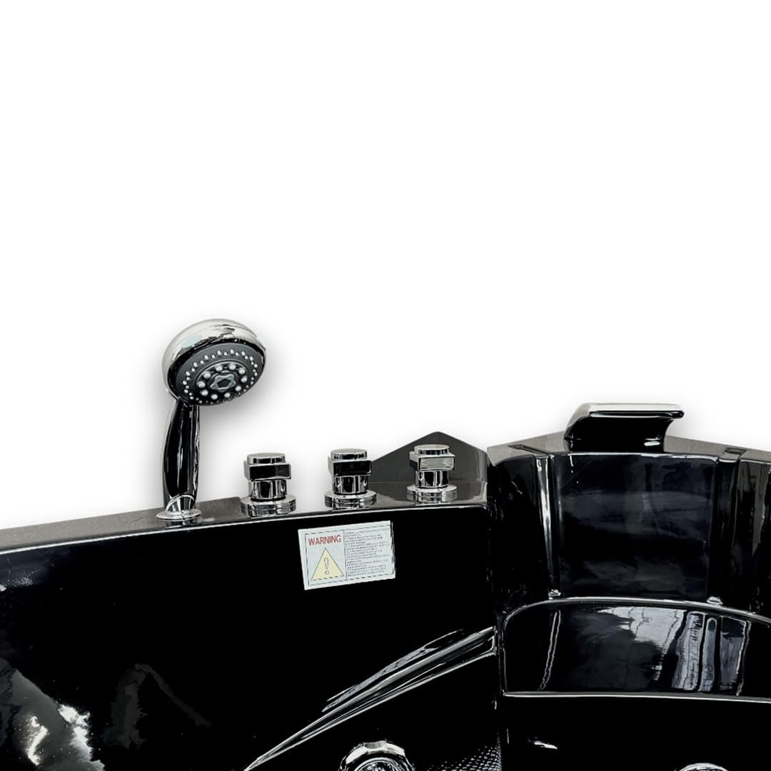 VASCA BAGNO IDROMASSAGGIO CROMOTERAPIA 2 PERSONE NUOVA Mod. MAJESTIC - BATH TUB