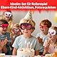 YFCHOTI Party Maske Set für Kinder, 12pcs Cartoon-Spinne Cosplay Filzmasken, Maskenball Halbmaske für Halloween Karneval und Fasching Dress-Up, Kindergeburtstag Mitgebsel Geschenke für Jungen Mädchen