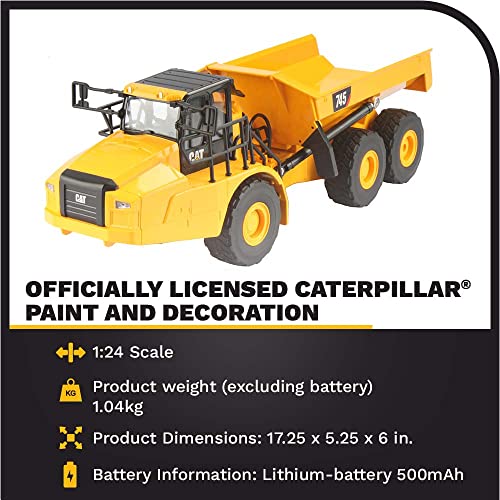 Carrera RC 1:24 CAT 950M Wheel Loader I RC Baustellenfahrzeug für Kinder & Erwachsene, Jungs & Mädchen I Offizielle CAT-Lizenz & Realistische Darstellung I Mit Licht & Sound I Li-Ion-Akku