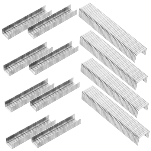 Veemoon 1000pcs Flat Type Brad Nails for Electric Stapler Heavy Duty Carpentry Tools