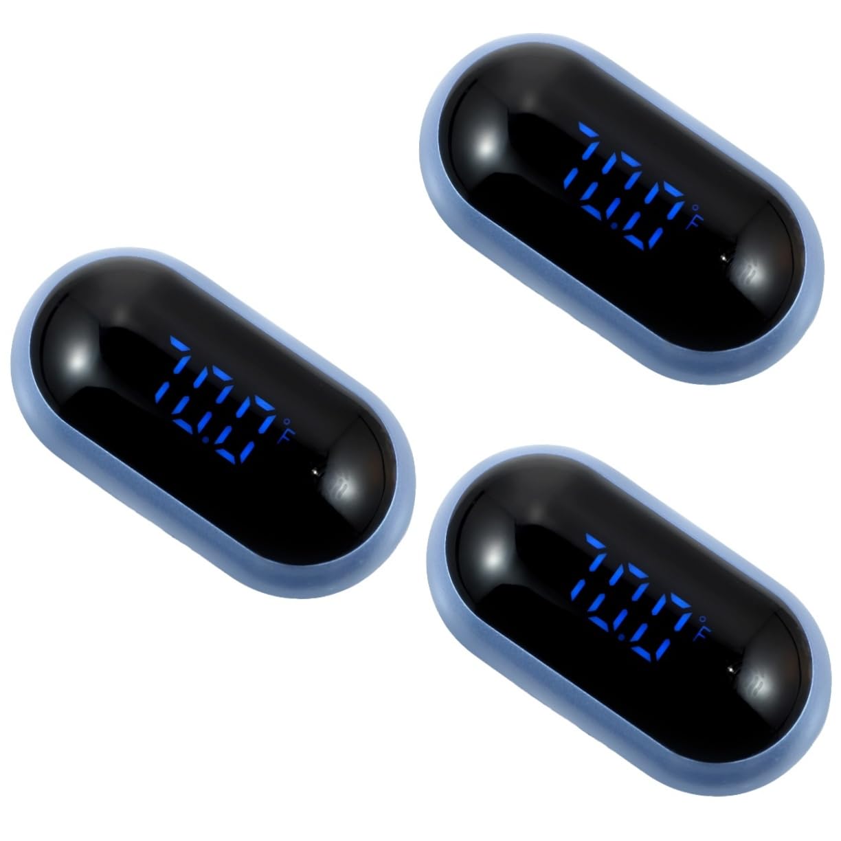 Didiseaon 3pcs Betta Tank Thermometer Aquarium Temperature Gauge Floating Thermometer for Fish Tank Easy to Read Display Black