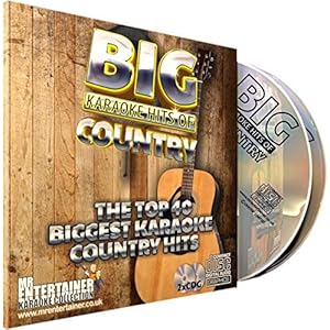 Mr Entertainer Big Karaoke Hits of Country – Double CD+G (CDG) Pack. 40 Classic Country Songs