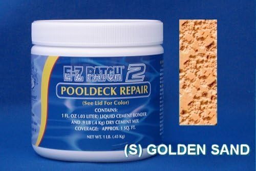 E-Z Products EZP-031 3 lbs Golden Sand Pool Deck Repair