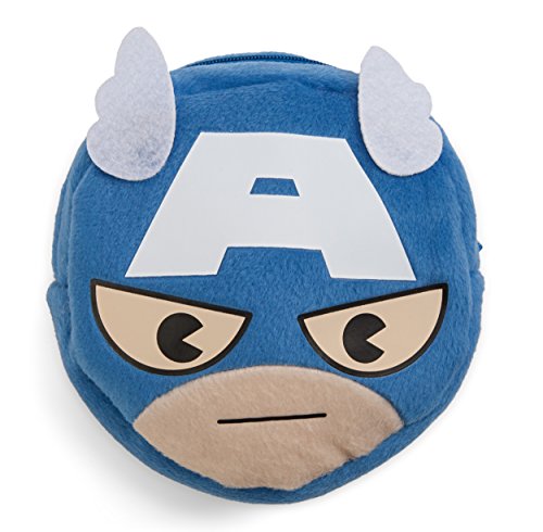 Marvel Kawaii Art Collection Captain America Face Pocket Pouch Zak