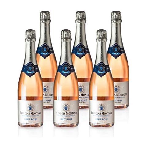 François Montand Sparkling Wine Rosé Brut - Traditional Method - France (6 x 0.75 L) Cover