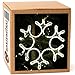 Neon Lichtschlauchfigur Schneeflocke 38x35 cm mit 360 LED warmweiß