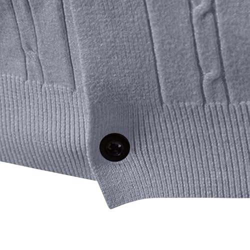 Knit Sweater for Men Lightweight V Neck Cardigan Long Sleeve Slim Fit Sweater Men Button Down Knit Cardigan Sweaters4