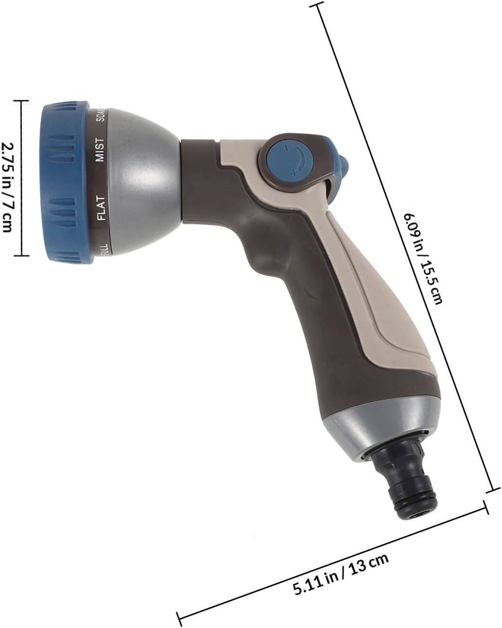 High Pressure Hose Sprayer Nozzle with Comfortable Handle for Car Washing