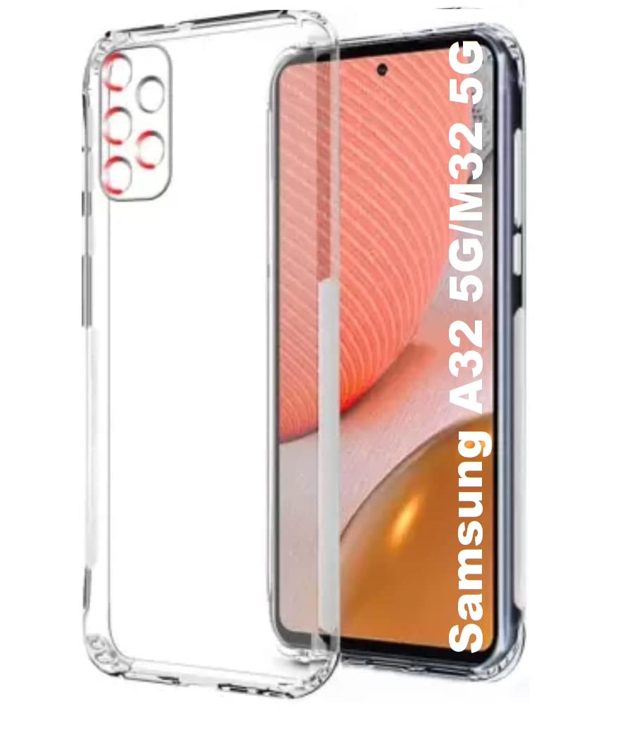 REALCASE Compatible with Samsung M32 5G / A32 5G Back Cover Case | Crystal Clear TPU Bumper | Transparent Shock Proof Back Cover Case for Samsung Galaxy A32 5G/ M32 5G (B0924P11HN) Amazon Price History, Amazon Price Tracker