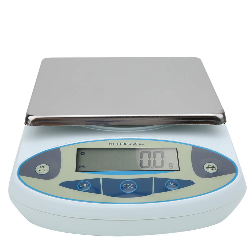 Digitale Laborwaage 30 kg 0,1 g LCD-Hintergrundbeleuchtung hochpräzise elektronische Waage mit Tara- und Zählfunktion