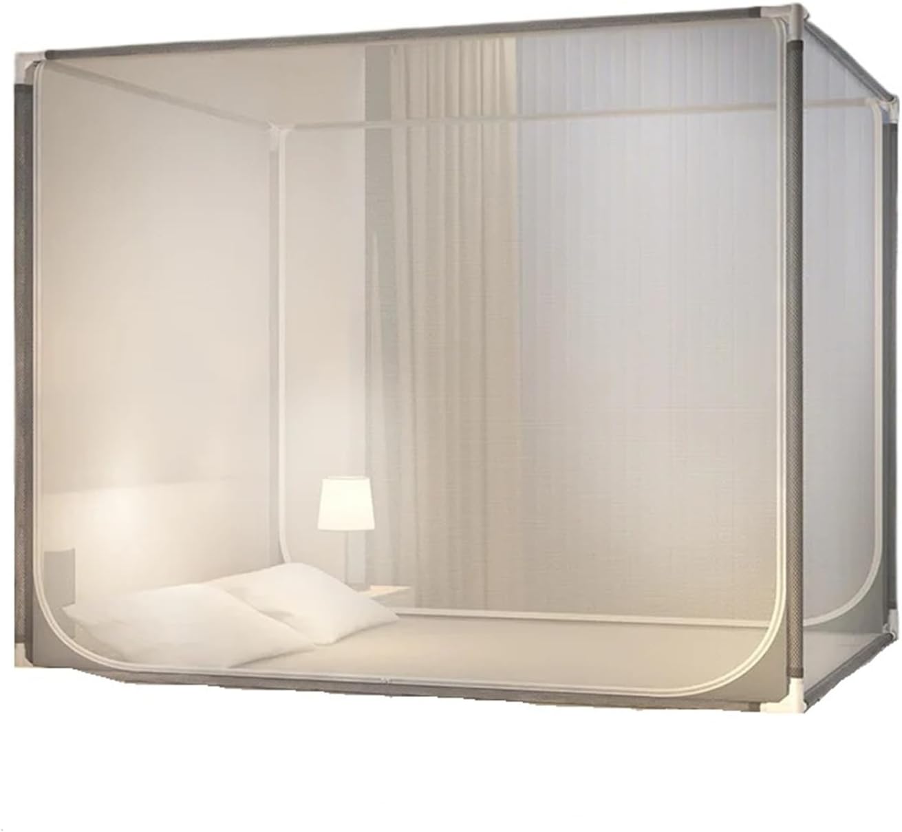 Home Outdoor Universal Net,Bedroom Travel Control 1.5M/1.8M/2.2M(Premium Grey,1.5m (5 feet) Bed)