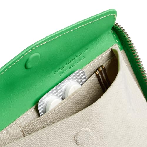 Bellroy Folio Wallet (compact leather folio/clutch wallet with space for cards, bills and coins, plus everyday essentials) - NeonGreen3