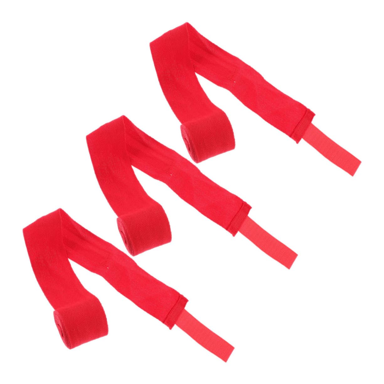 Abaodam Cotton Boxing Hand Straps 3pcs Sports Wrist Wraps Training Hand Wraps Breathable Wrist Guards Comfort Fit for Boxing Fitness Resistance Training