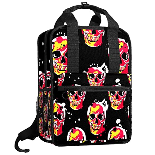 Sac à dos bohème pour filles et garçons avec bretelles réglables gothique