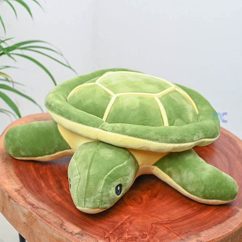 Soft Toy Jungle Safari Zoo Series Animal Doll Plush Toy Stuffed Animal Plush Toys Girls Boys Gifts| Cuddle Friend for Cats, Dogs (Big Turtle 40 Cm)