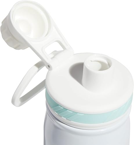Miniatura 5 de adidas Botella de agua de acero inoxidable de 20 onzas, con aislamiento de doble pared de metal 188, botellas de agua para hombres, mujeres, niñas y