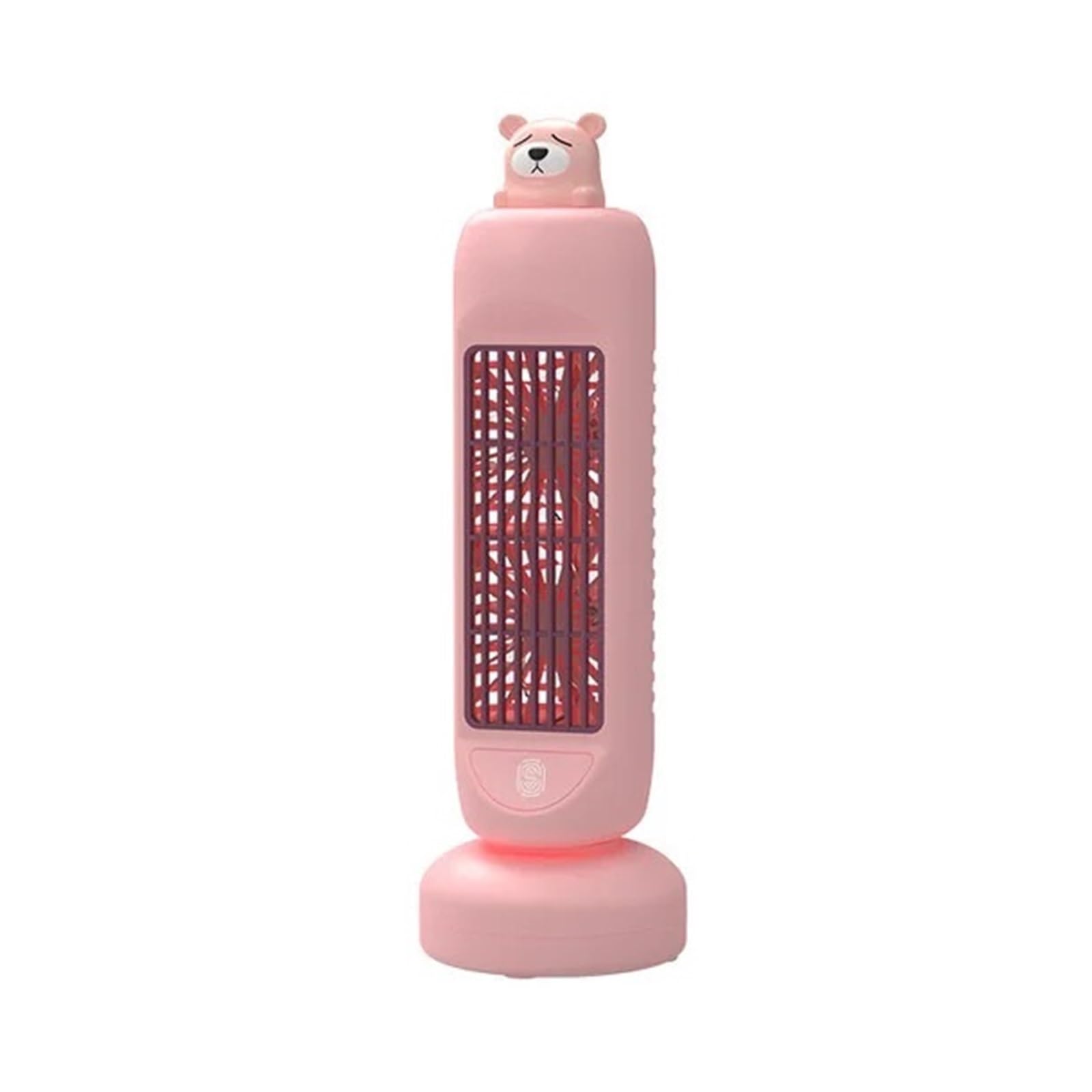 Przenośny wentylator biurkowy USB bezłopatkowy, 3-biegowy(Pink)