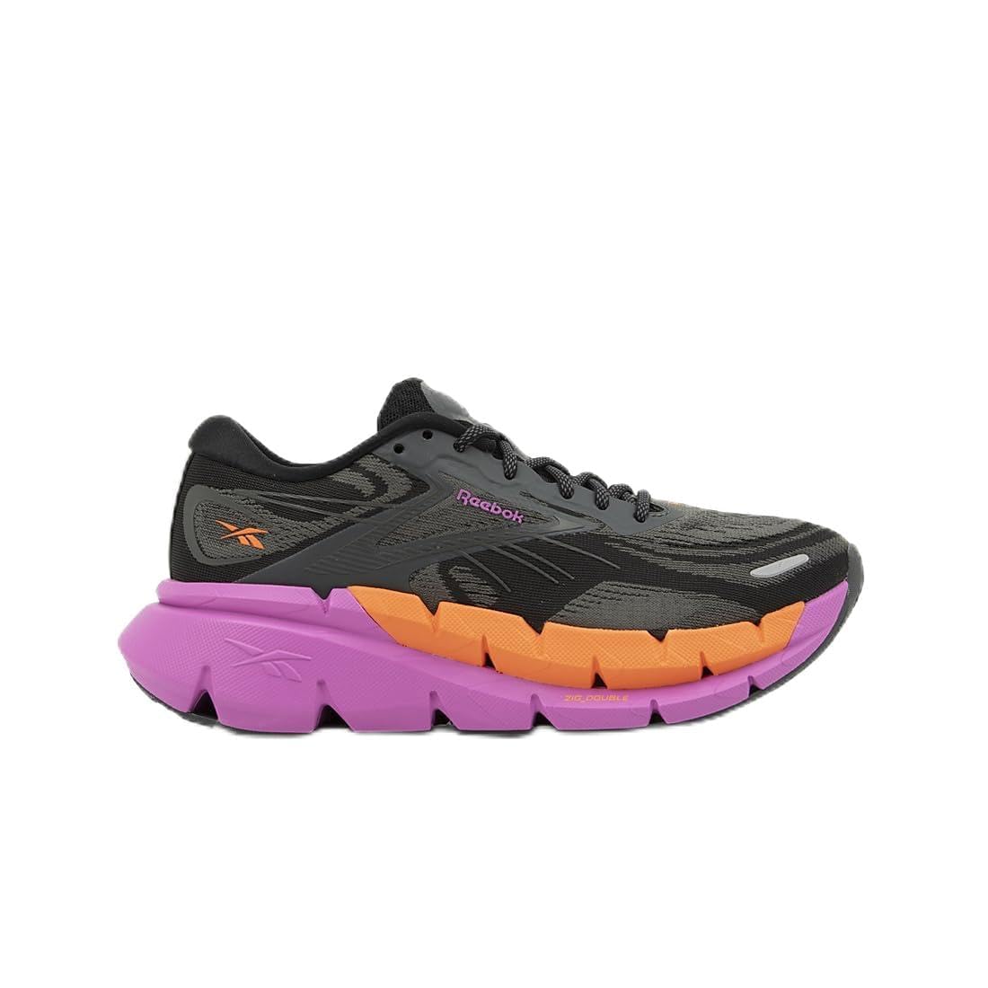 Reebok Women's Floatzig Double Trainers, Black/Grey/Virtual Pink, 36 EU
