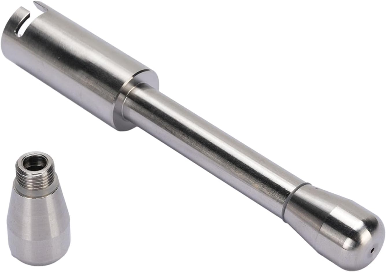 Denash Coffee Machine Steam Wand,Coffee Machine Steam Spout,Stainless Steel Coffee Maker Steam Spout Nozzle Tip Replacement for EC685