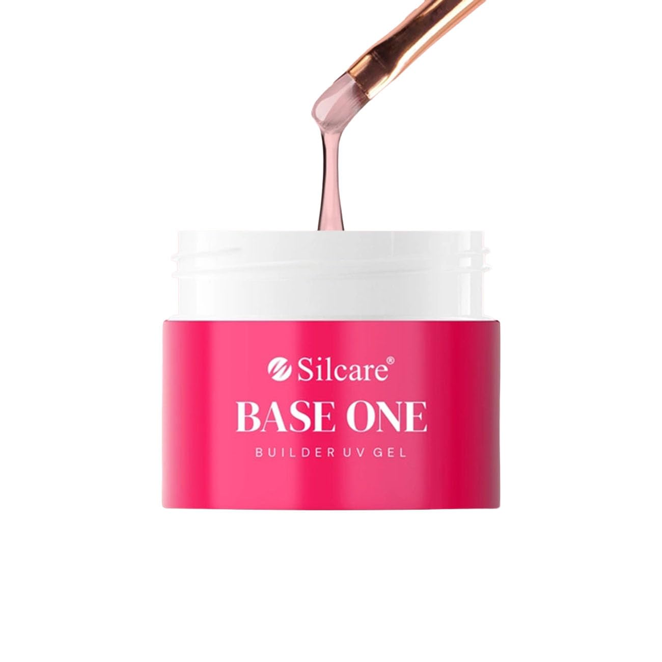Base One Cover 50g UV Gel Builder Camouflage Ideal for French File Off Gel Nails Silcare