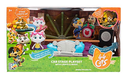 44 Gatos El Escenario de Buffycats con Personaje Incluido, música y Luces,...