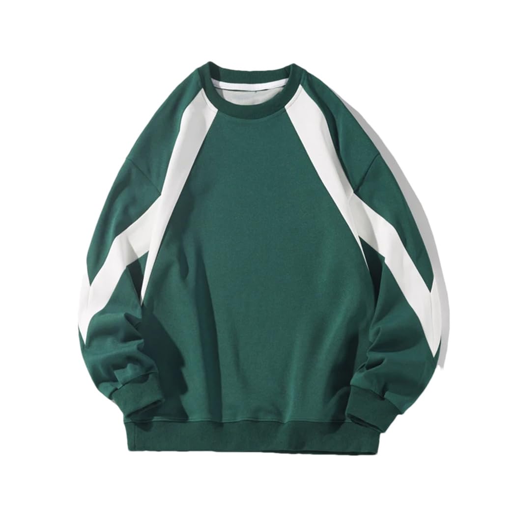 Dvbfufv Uomo Primavera Moda Oversize Felpa Uomo Streetwear Hip-Hop Sport Allentato Girocollo Felpe Tops, En8, M, En8, M