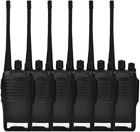 Kit 6 Radio Comunicador Walktalk Talkabout Profissional 777s