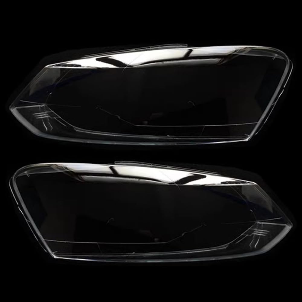 Car Headlight Cover Clear Lens Auto Shell Replacement for VW for Polo 2014 2015 2016 2017(One Pair)