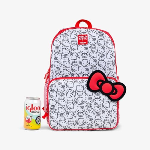Igloo Hello Kitty 24-Can Backpack Cooler, Classic - image 5