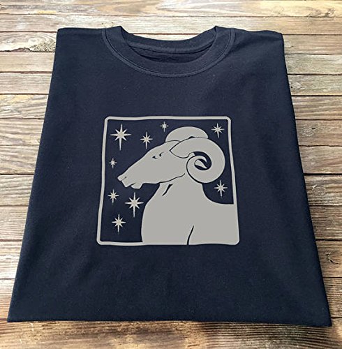 Aries T Shirt Arts and Craft Nouveau Tile Style