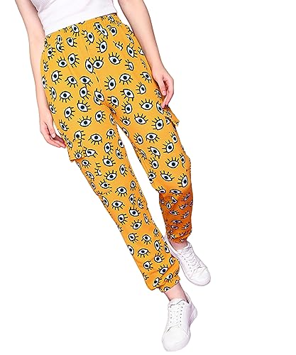 Image of POPWINGS Casual Printed Joggers for Women || Stylish Western Women Joggers for Summer || Pull-On Women Joggers Pants || Women Joggers for Summer