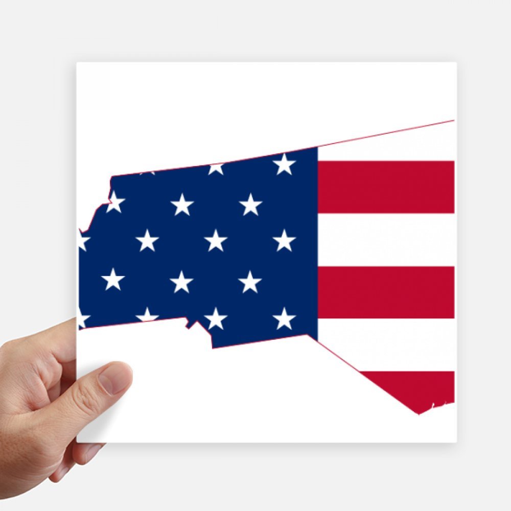 Sticker Caroline du Nord USA étanche de 20cm lot de 4 décals pour moto