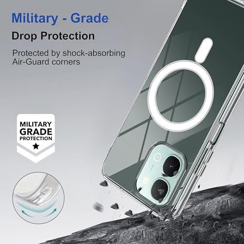 Image of amazon basics Back Case Cover for Vivo T5x 5G | Scratch-Resistant Back Cover | Clear