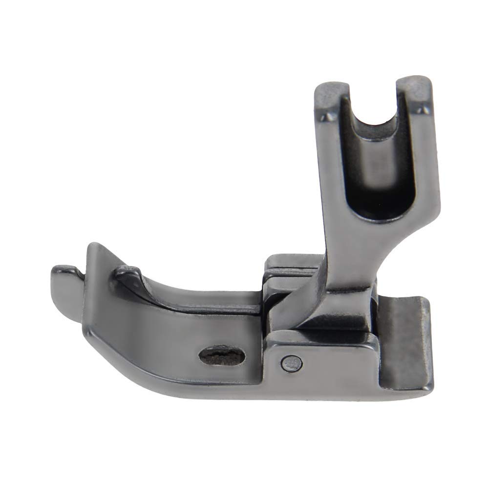Othmro, piedino per macchine da cucire industriali SP-18R argento con guida destra 1/4 (6 mm) in acciaio buono per accessori di ricambio, 1 pezzo SP- 18R 2 guide a destra da 6 mm