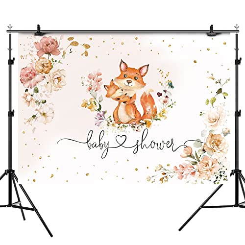Fondo fotográfico rosa de 7x5 pies para baby shower miniatura 5