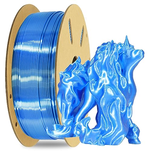 OEM MIKA3D 1.75mm Silk Sapphire Blue PLA Filament 1kg
