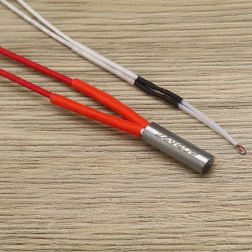 YINETTECH 4 Stück 3D-Drucker Heizpatrone 24V 40W Thermistor NTC 100 K 3950 Kompatibel mit Anycubic Mega I3 Mega S Mega Pro Degree Hochtemperatur Sensor – Bild 6