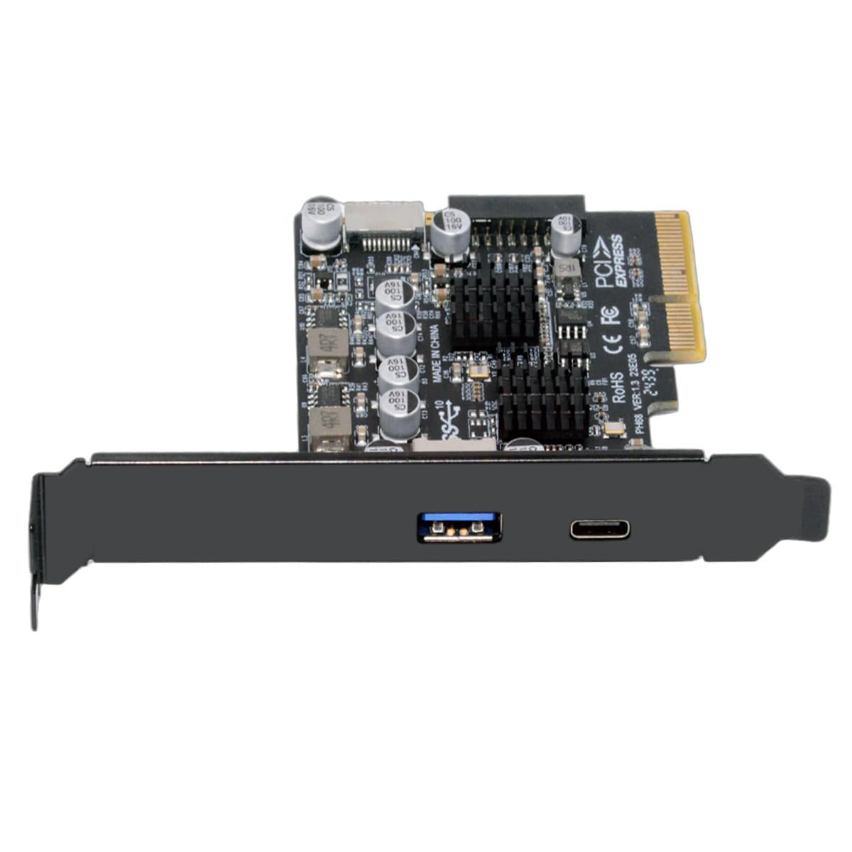 10Gbps Type-E USB 3.1 Front Socket & USB3.0 19Pin/20Pin & Type-A USB-C to PCI-E Express Card Adapter ASM3142 VL822-image-20