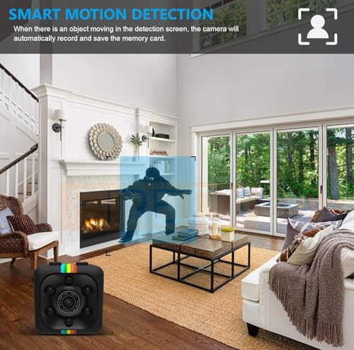 Image of FREDI HD PLUS SQ11 Mini Camera | 1080P Full HD Recording | Compact Indoor Camera | Motion Detection | Loop Recording | USB Powered & Rechargeable | Micro SD up to 32GB