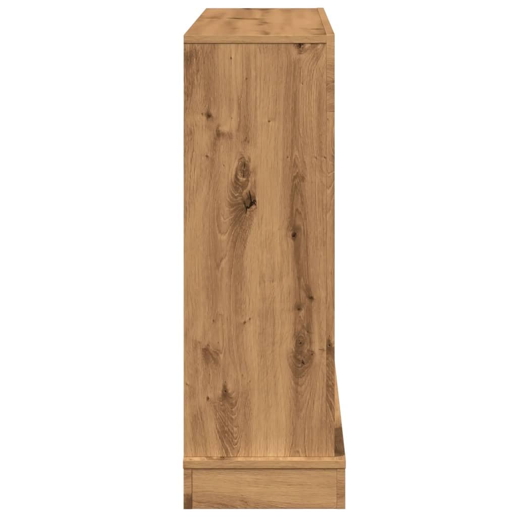 Gecheer Cornice per Camino, Design Funzionale con Ripiano e Compatibilità LED 100x30x87,5 cm in Truciolato per Soggiorno e Salotto