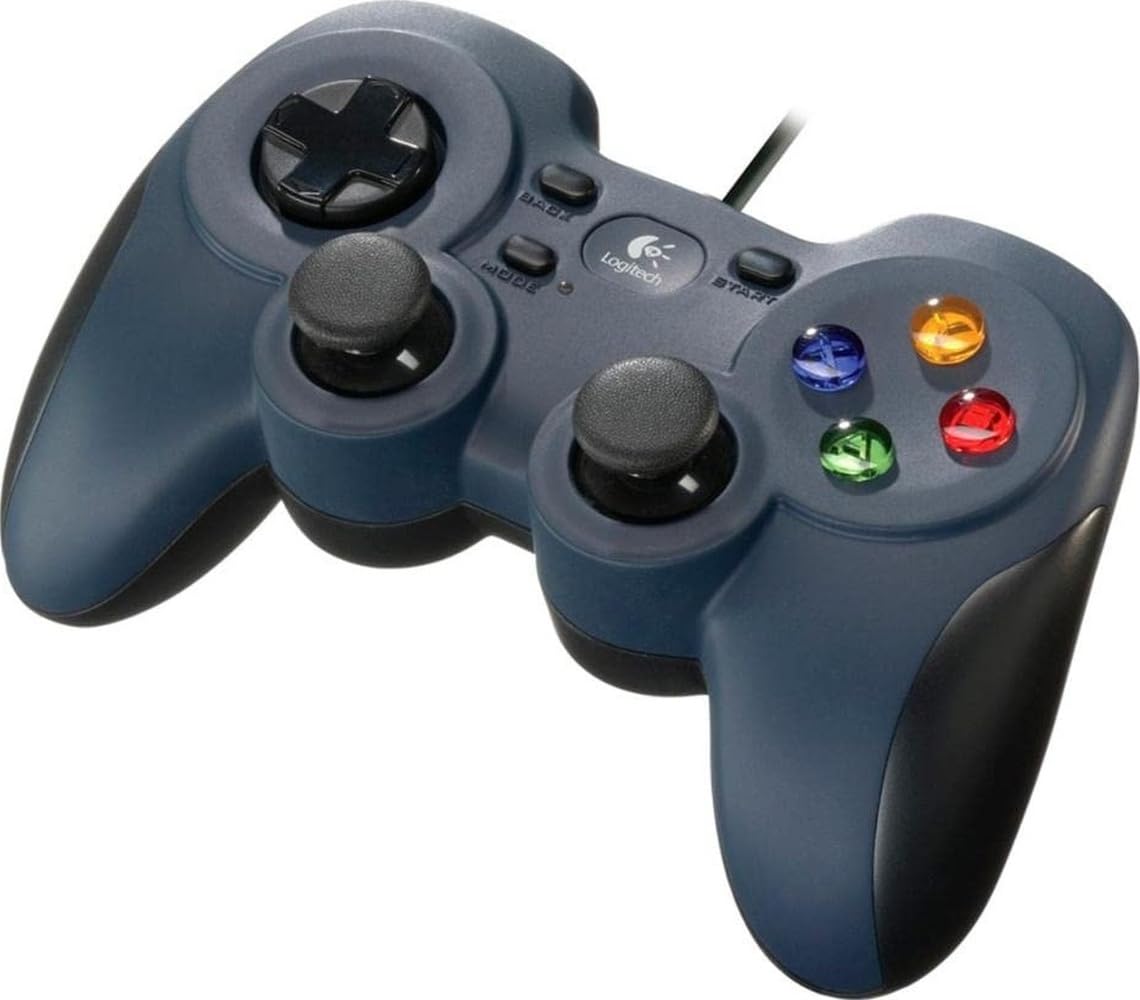Logitech G F310 Wired Gamepad Controller Console - Blue/Black
