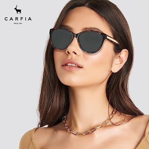 CARFIA-Vintage-Womens-Sunglasses-Polarised-UV-Protection-for-Driving-Outdoor-Travel-Acetate-Frame