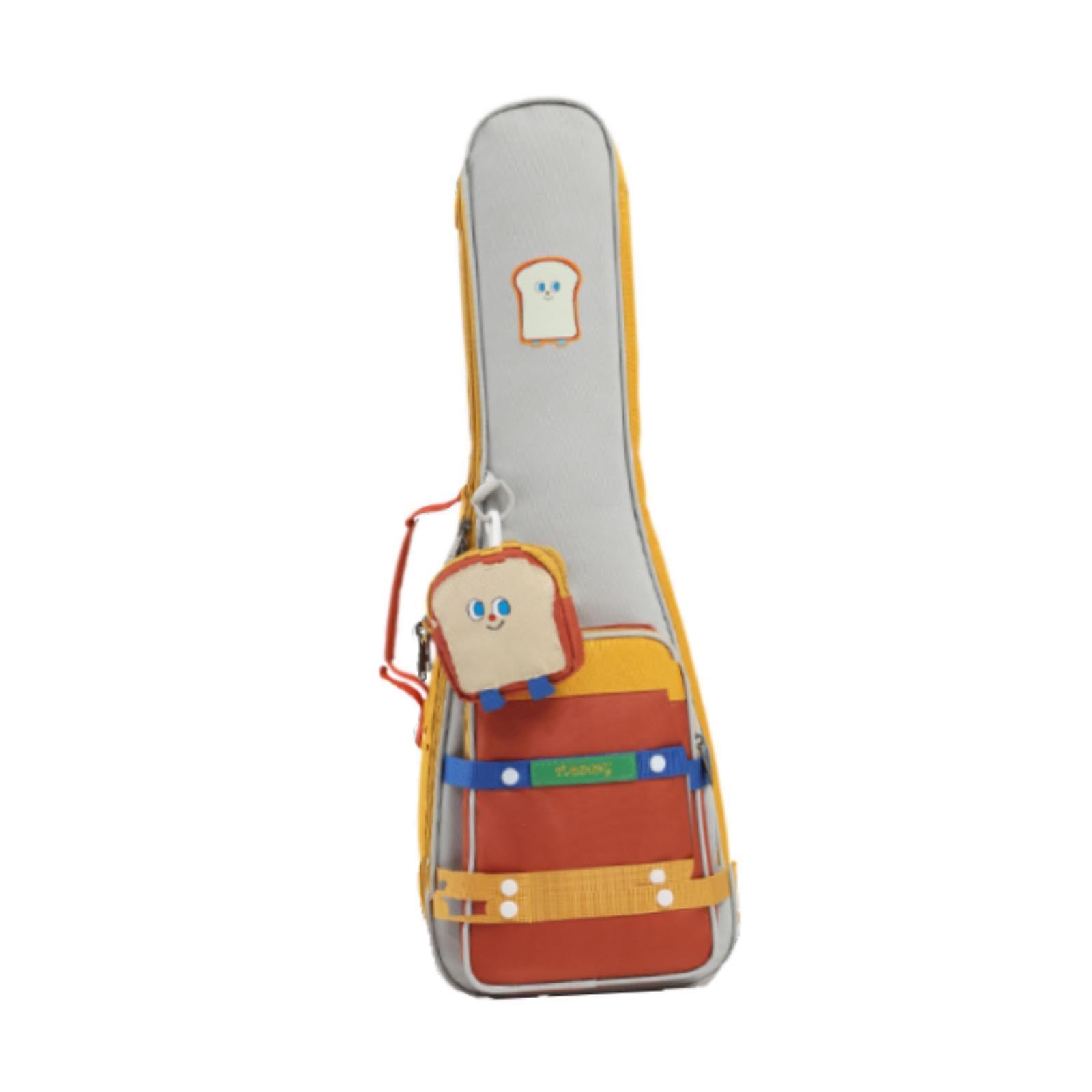 Colcolo Ukulelen-Rucksack, Ukulelen-Gig-Tasche, tragbar, mit verstellbaren Trägern, Ukulelen-Tasche, Ukulelen-Koffer für Camping, Outdoor, Reisen, Geschenke, 26 Inch