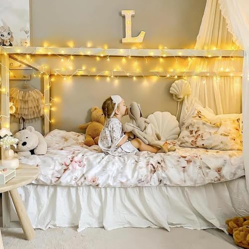 Image of XERGY String Ladi Lights - 60 Ft Warm White Decorative LED String Light | Fairy Lights for Home, Garden, Wedding, Party & Festival Decoration