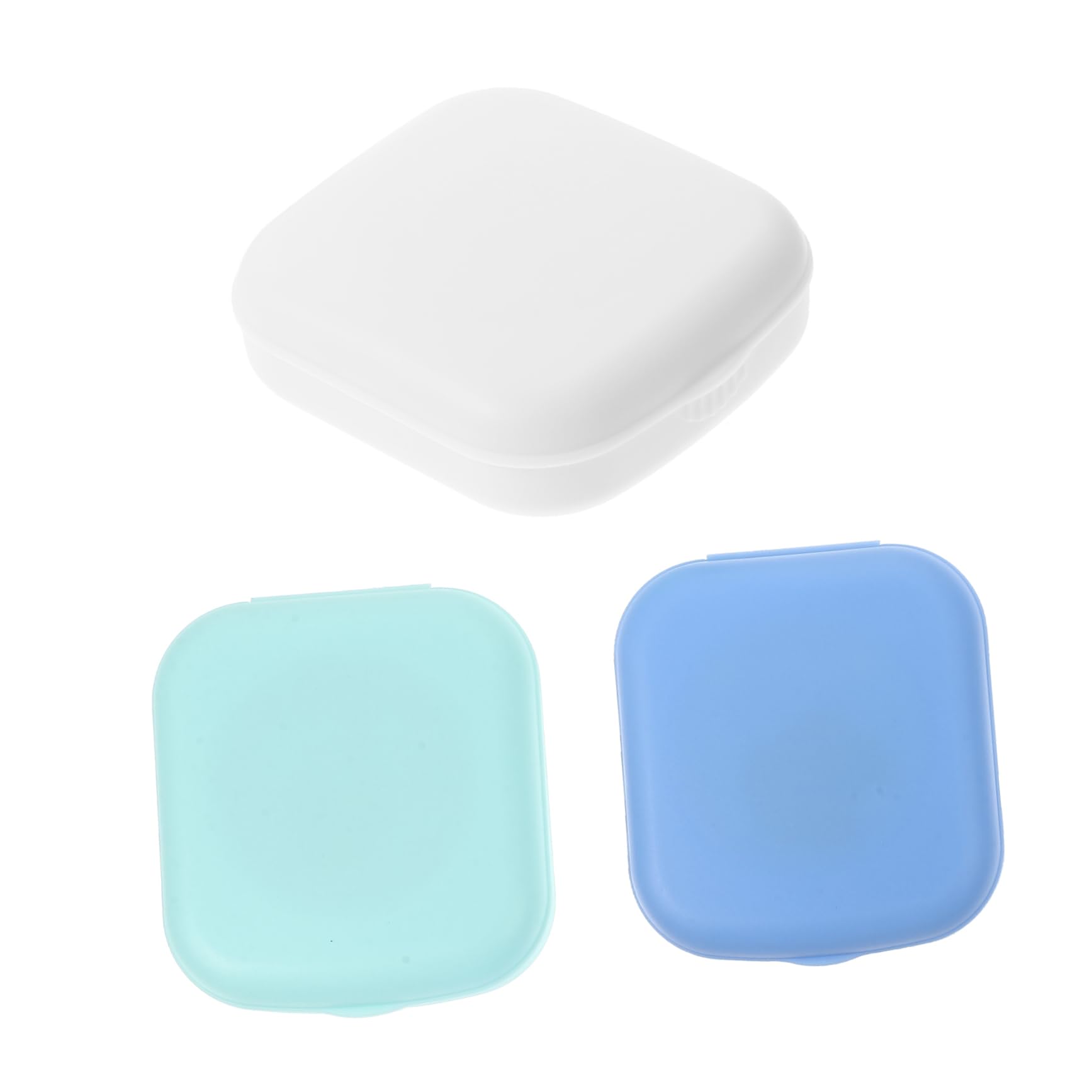 FRCOLOR 15 Sätze Kontaktlinsenbehälter Lenses case Kontaktlinsenbox Behälter für Kontaktlinsen Augenfall Koffer Kontaktlinsenlösung in Reisegröße Halter für kosmetische Linsen pp