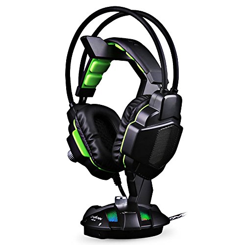DLAND Gaming Headset Stand con USB Port-Mounted